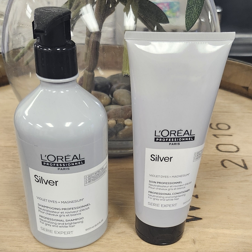 L'Oreal Professionnel Silver Shampoo and Conditioner Set